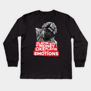 Big Worm - Emotions Kids Long Sleeve T-Shirt